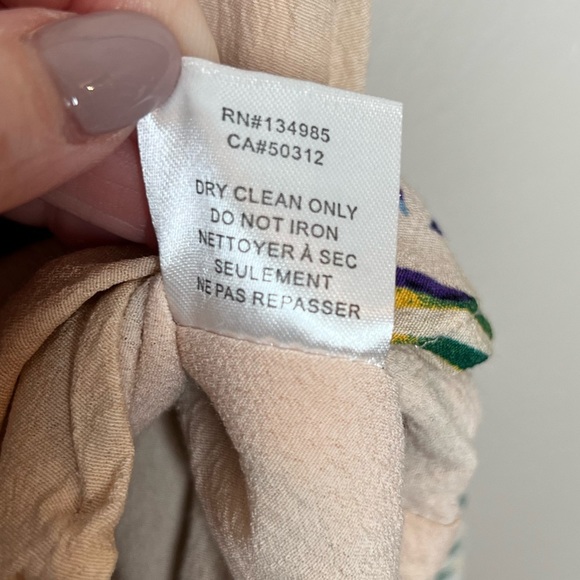 For Love and Lemons Romper Pina Colada Floral Tropical Summer Creme Flirty XS - Picture 9 of 10